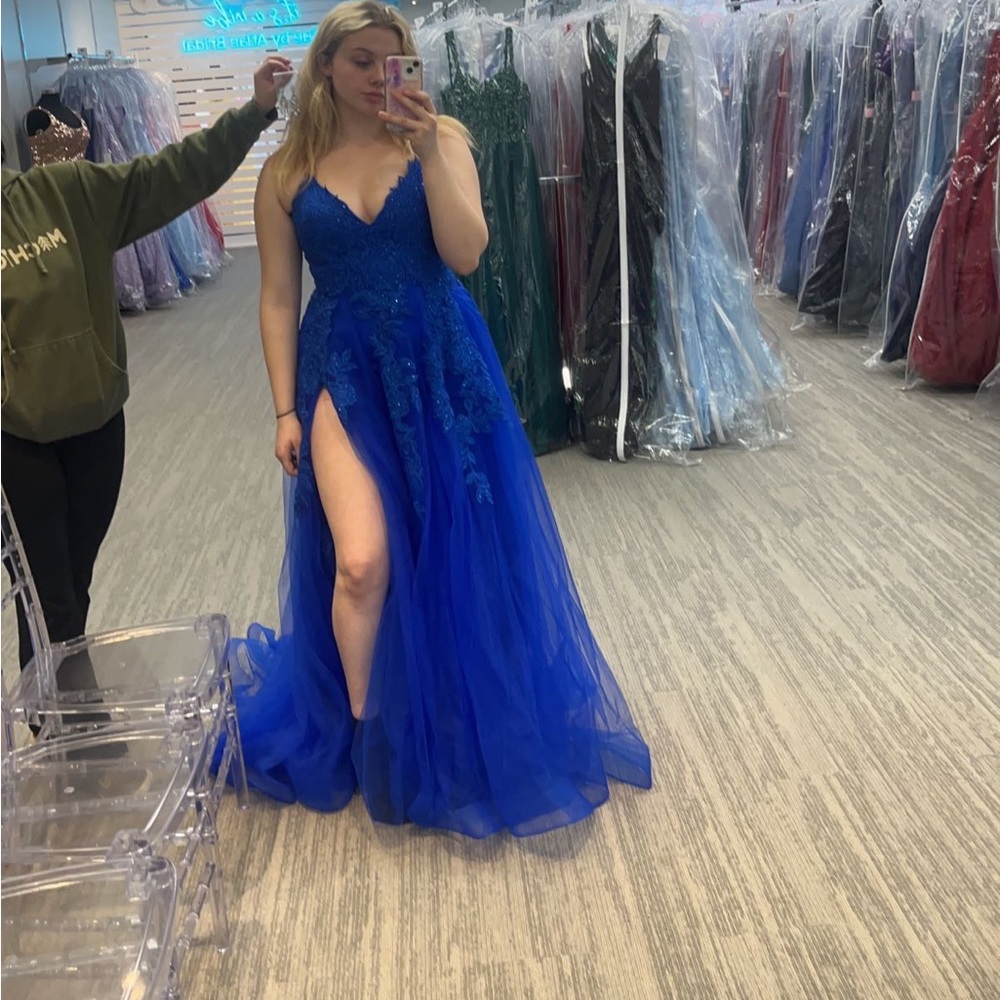 Beautiful prom or homecoming court dress